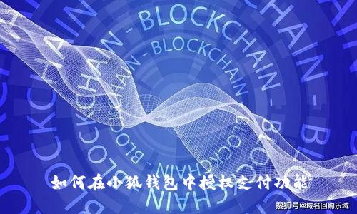 如何在小狐钱包中授权支付功能
