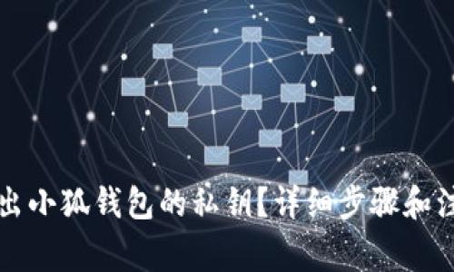 如何安全导出小狐钱包的私钥？详细步骤和注意事项解析