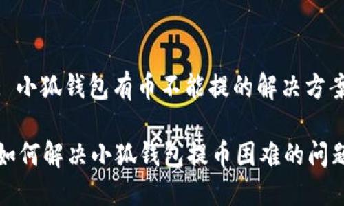 : 小狐钱包有币不能提的解决方案

如何解决小狐钱包提币困难的问题